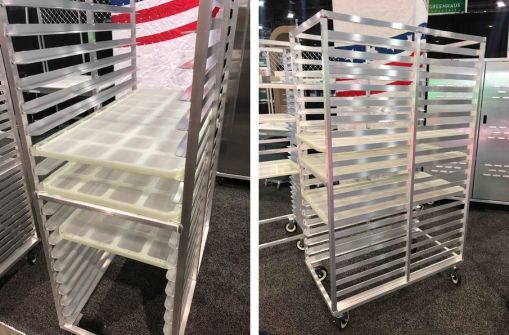 Drying Racks provided by New Age Industrial with Industrial Netting Trays
